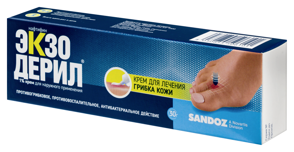 ЭKзODRIOL 1% 30 гр.