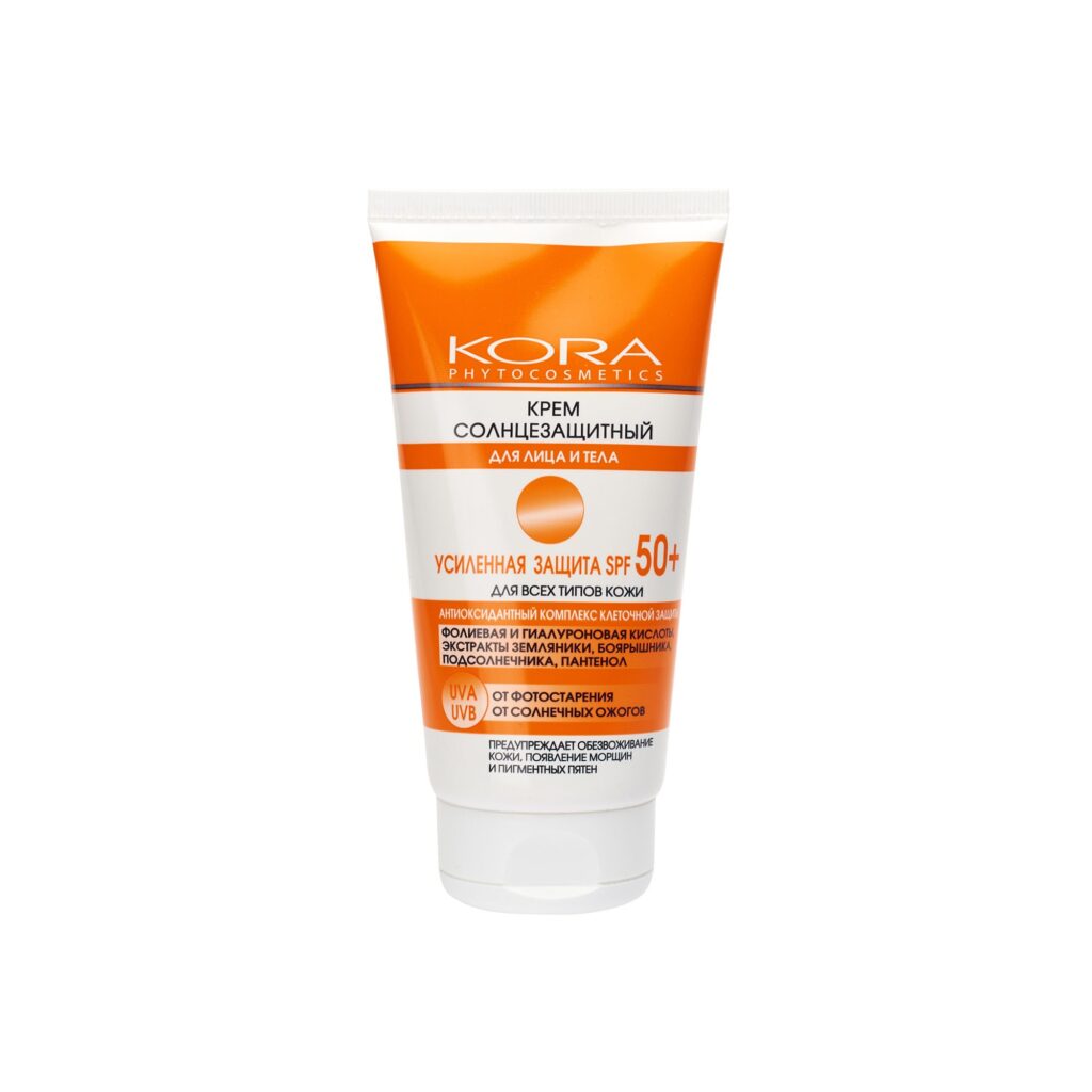 Kora -krem -solneзaщitnыйdliцa ytela usilennannamanna Alahita spf 50+ 150 мл.