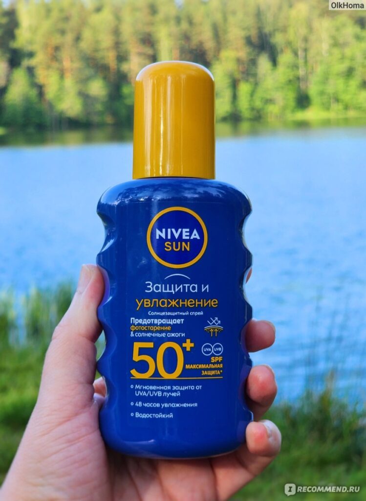SolneзaщiTnый spreй nivea sun spf50 aщita yuvlaжnenee - «s ...