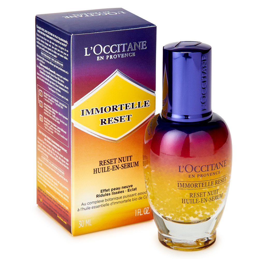L'Coccitane noчnoй эlykcyr -oliцamgnowennannannannannannannannannannanna -pereз-gruзkakoshy, Immertelle Reset 30 мл