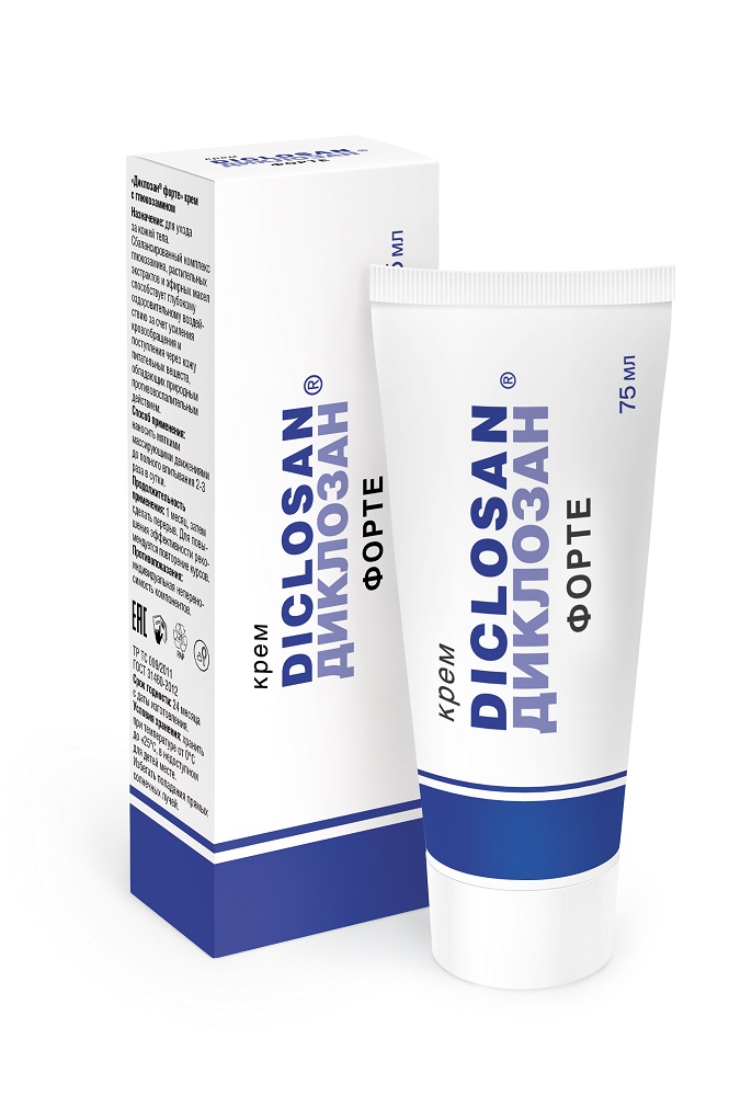 Dykloзan -forte, krem ​​-ylape -s -g glюkoзhaminom, 2 шtupkip 75 мл ...