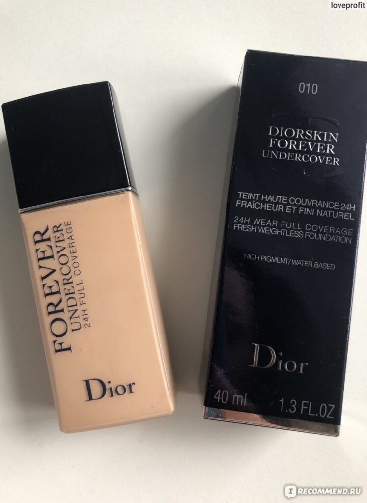 TONALNый КРЕМЕМ DIOR DIORSKIN Forever Undercover 24 ч Полный охват ...