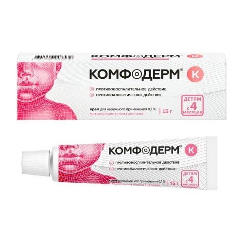 КОМФОДЕРМК К 0,1% КРЕМА ДЛЯ НАРУХАНЕГОПР